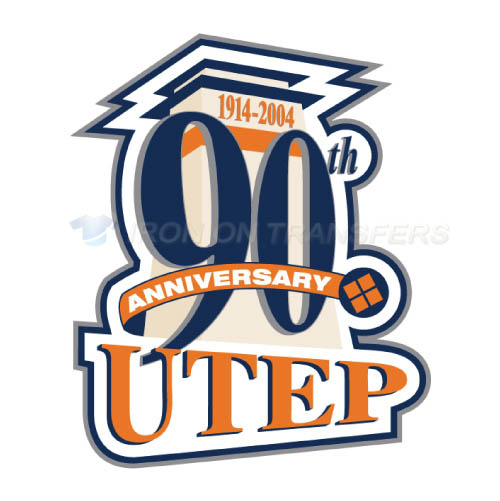 UTEP Miners Iron-on Stickers (Heat Transfers)NO.6777